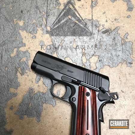 Powder Coating: Graphite Black H-146,Kimber,1911,Handguns,Pistol,Armor Black H-190,Kimber Stainless Ultra Carry II,Kimber 1911