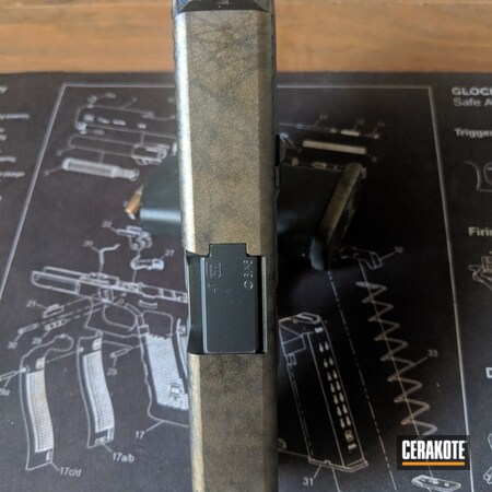 Powder Coating: Graphite Black H-146,Glock,Glock 26,Pistol,Cobalt H-112,Burnt Bronze H-148,Freehand Camo