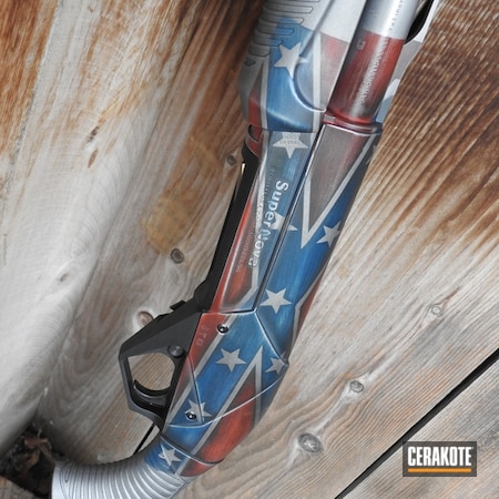 Powder Coating: Confederate Flag,Graphite Black H-146,Shotgun,Benelli,Benelli Super Nova,Satin Mag H-147,USMC Red H-167,Sky Blue H-169