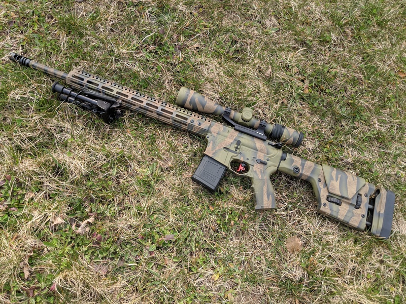Freehand Tiger Stripe Camo by WEB USER | Cerakote