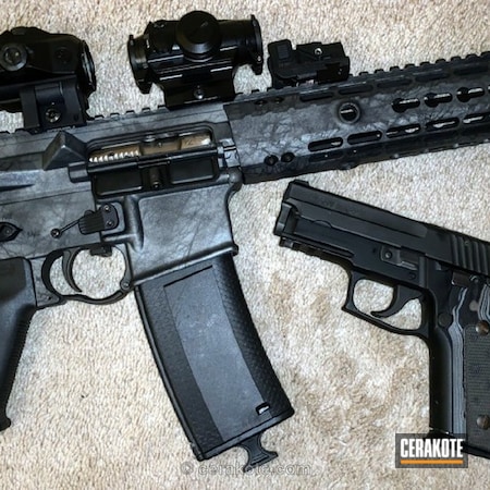 Powder Coating: Matching Set,Graphite Black H-146,Pistol,Cobalt H-112,Tactical Rifle,AR-15,Freehand Camo