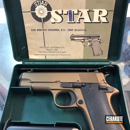 Powder Coating: Pistol,Star,Burnt Bronze H-148