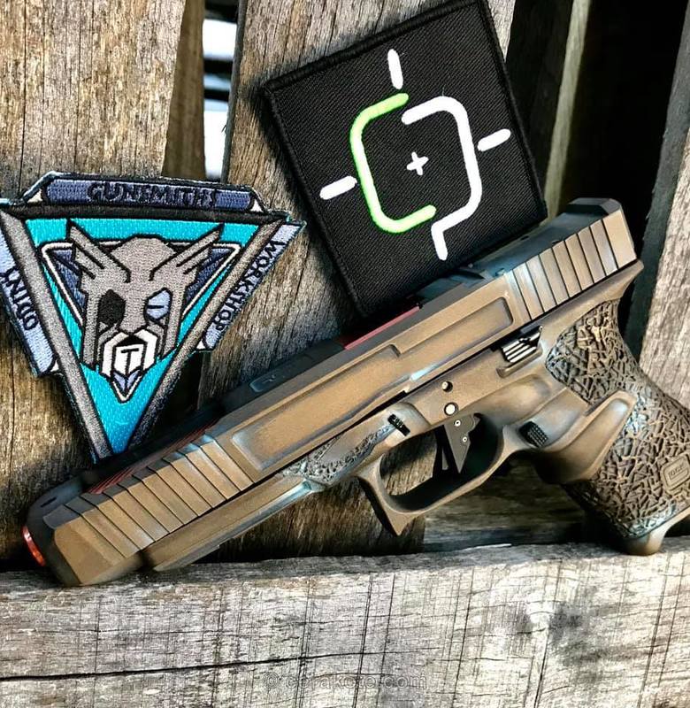 Custom Glock Build in a Spartan Worn Cerakote Finish by Web User | Cerakote
