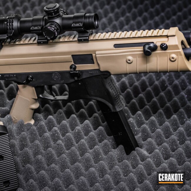 Cerakoted Taurus Ctt .40 Finished In H-235 Coyote Tan