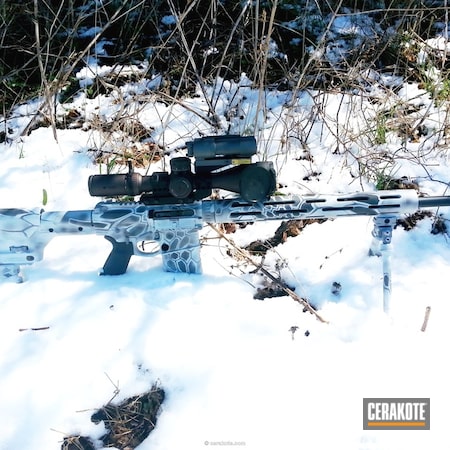Powder Coating: Graphite Black H-146,6.5 Creedmoor,Snow White H-136,Sniper Grey H-234,Tactical Rifle,Yeti Kryptek,Kryptek