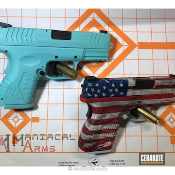 Cerakoted Custom Coated Springfield Xd Handguns