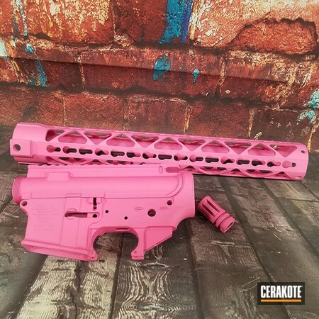Powder Coating: Anderson Mfg.,AR-15,Prison Pink H-141,Upper / Lower / Handguard