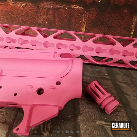 Powder Coating: Anderson Mfg.,AR-15,Prison Pink H-141,Upper / Lower / Handguard