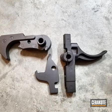 Powder Coating: Custom Trigger,Midnight E-110,Trigger,Trigger Job,Gun Parts