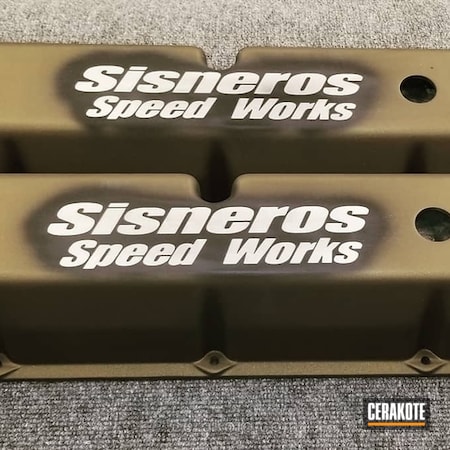 Powder Coating: Crushed Silver H-255,Air Cleaner Cover,Armor Black H-190,Embossed Logo,Racing,Automotive,Valve Covers,Burnt Bronze H-148,More Than Guns,Drag racing