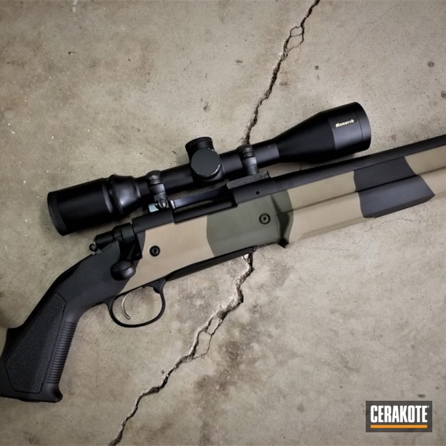 Cerakoted Remington 700 Bolt Action Rifle In A Custom Cerakote Finish