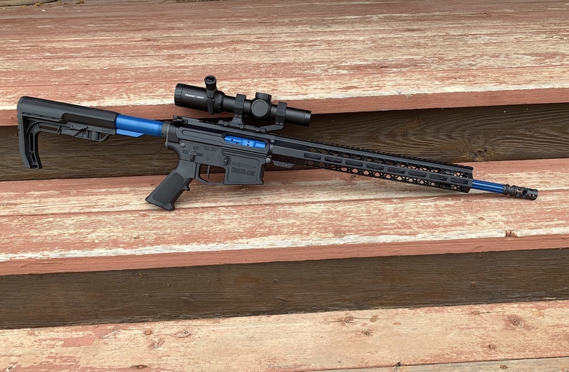 H-146 Graphite Black and H-169 Sky Blue by Web User | Cerakote