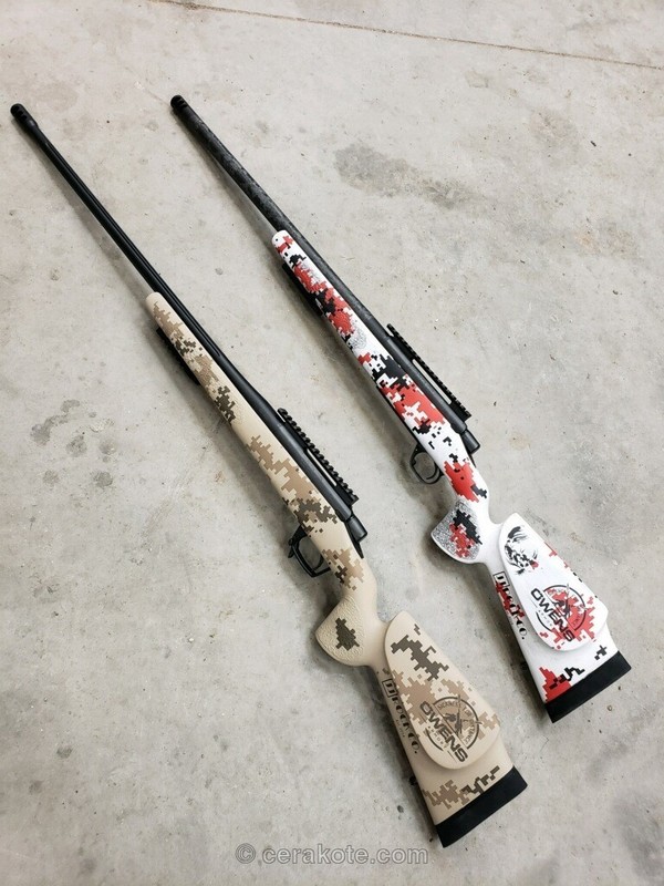 Custom Coated Bolt Action Rifles by Web User | Cerakote