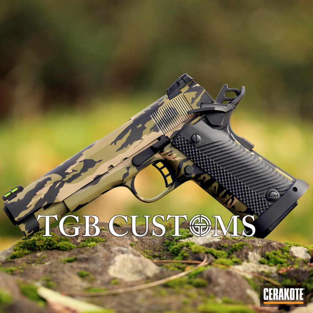 Custom Vietnam Tiger Stripe Camo Finish By Web User Cerakote