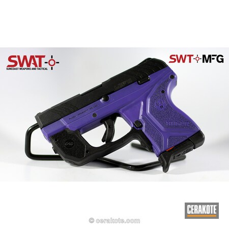 Powder Coating: Two Tone,.380 ACP,Pistol,Ruger LCP II,Bright Purple H-217,Ruger