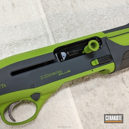 Powder Coating: Shotgun,Zombie Green H-168,GLOCK® GREY H-184,Benelli,Stencil,Glock Grey H-184,Custom