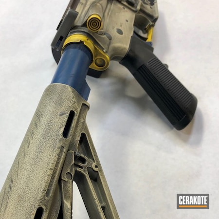 Powder Coating: Graphite Black H-146,Corvette Yellow H-144,Chocolate Brown H-258,DPMS,DPMS Panther Arms,Tactical Rifle,Ridgeway Blue H-220,BENELLI® SAND H-143