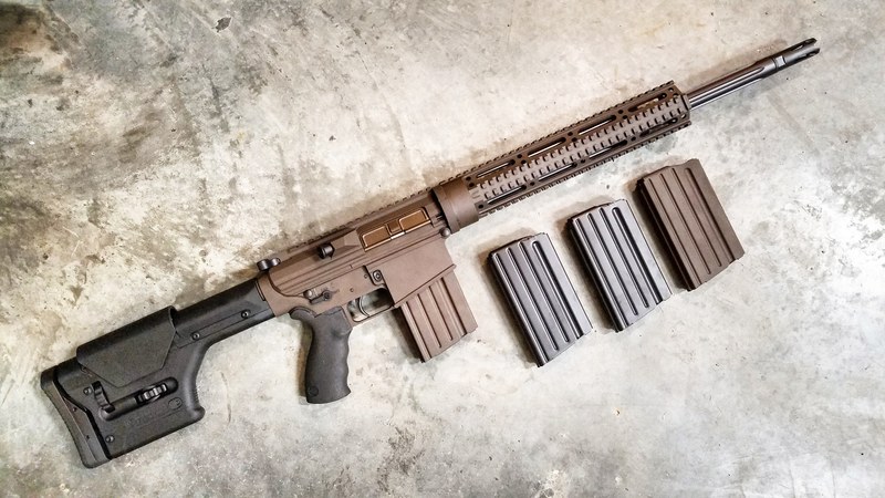 Custom Coated DPMS Rifle by ARMISTEAD COLEMAN | Cerakote