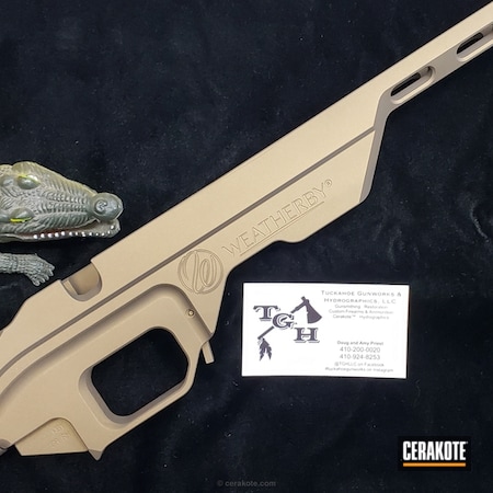 Powder Coating: Weatherby,MDT Chassis,MDT LSS,Burnt Bronze H-148