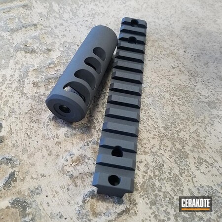 Powder Coating: Muzzle Brake,Scope Mount,Sniper Grey H-234,Gun Parts