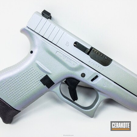Powder Coating: Glock,GunCandy,Crushed Silver H-255,Glock 42