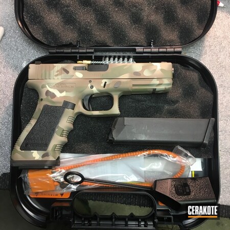 Powder Coating: Glock,Mil Spec O.D. Green H-240,Handguns,Pistol,MultiCam