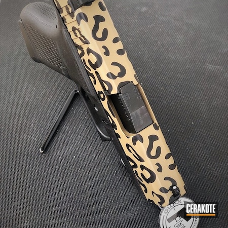 Powder Coating: Leopard Print,Graphite Black H-146,Glock,Coyote Tan H-235