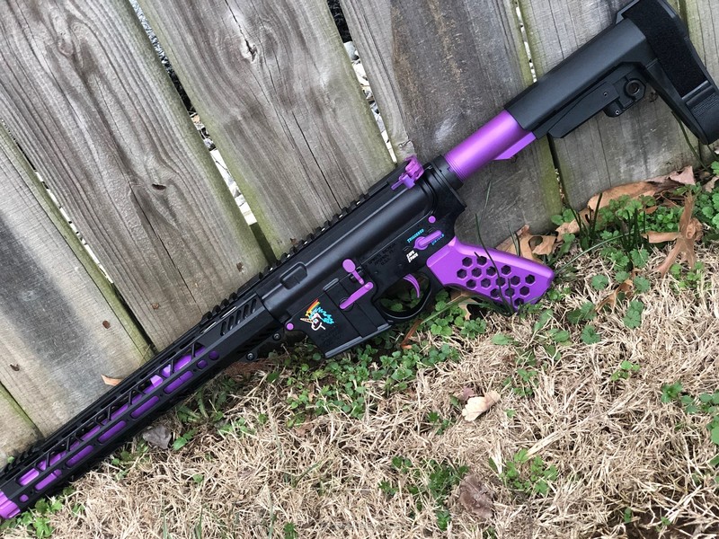 Wild Purple Tactical Rifle by Web User | Cerakote