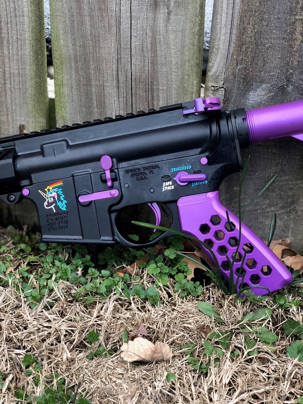 Wild Purple Tactical Rifle by Web User | Cerakote