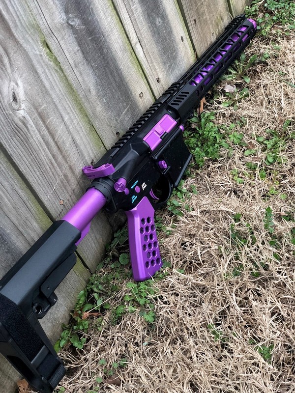 Wild Purple Tactical Rifle by Web User | Cerakote