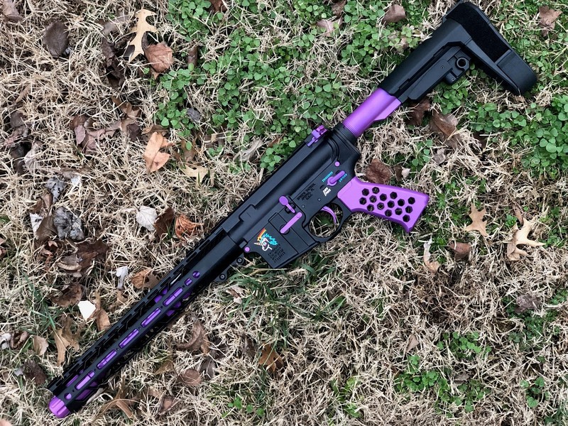 Wild Purple Tactical Rifle by Web User | Cerakote