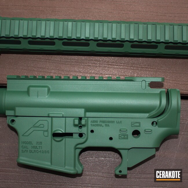 Cerakoted: JESSE JAMES EASTERN FRONT GREEN  H-400,Gun Parts,AR-15