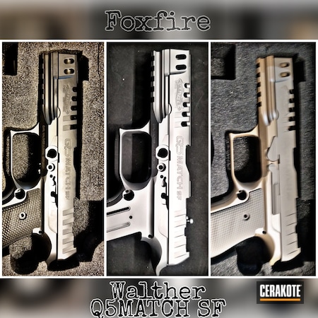 Powder Coating: M17 COYOTE TAN E-170,Earth E-130,Pistol,Walther,Walther Q5 Match,Earth E-130G,Walther Q5 Match SF,Before and After,Q5 Match SF,SHOT SHOW