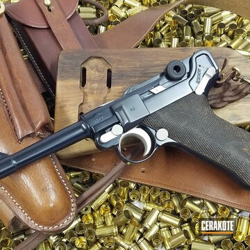 Cerakoted Refinished Luger Handgun