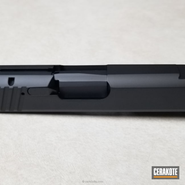 Cerakoted Ruger Lc9 Slide Refinished In Graphite Black