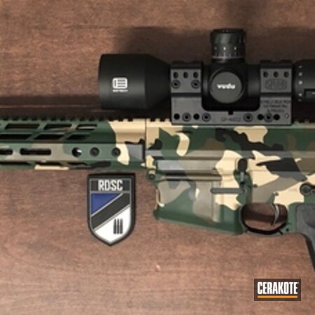 Powder Coating: Graphite Black H-146,Highland Green H-200,Stag Arms,Custom Camo,Tactical Rifle,Patriot Brown H-226