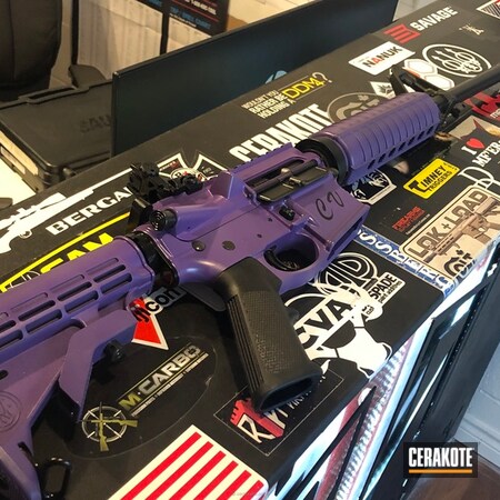 Powder Coating: Two Tone,Bright Purple H-217,Tactical Rifle