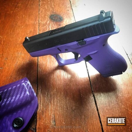 Powder Coating: Glock,Pistol,Bright Purple H-217,Glock 42