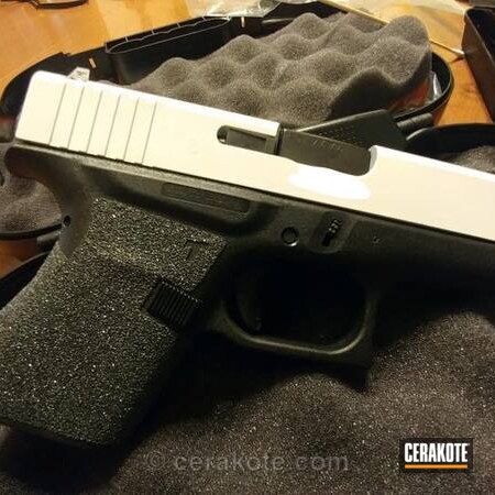 Powder Coating: Glock 43,Glock,Pistol,Stormtrooper White H-297