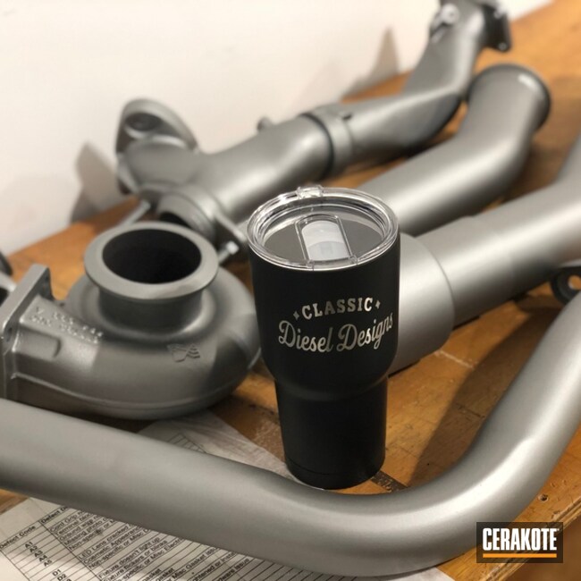 Cerakoted Custom Coated Exhaust And Turbo Parts