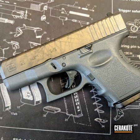 Powder Coating: Glock 26,Graphite Black H-146,Glock,Pistol,Camo,Webbing,Cobalt H-112,Freehand Camo,Burnt Bronze H-148