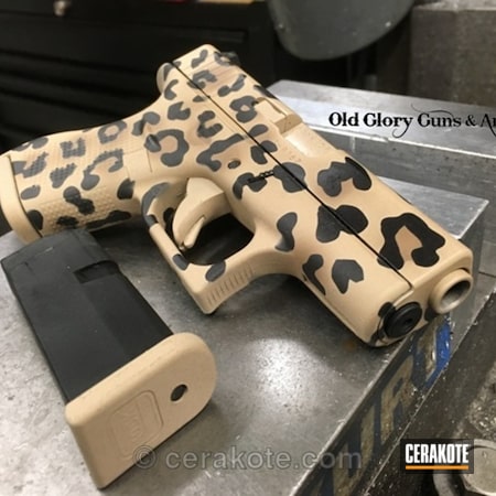 Powder Coating: Conceal Carry,Graphite Black H-146,Glock,DESERT SAND H-199,Copper Brown H-149,Wild,Lady Glock,Carry Gun,Glock 42,Cheetah Print
