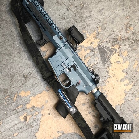 Powder Coating: Pistol,Blue Titanium H-185,AR Pistol,Tactical Rifle,AR-15