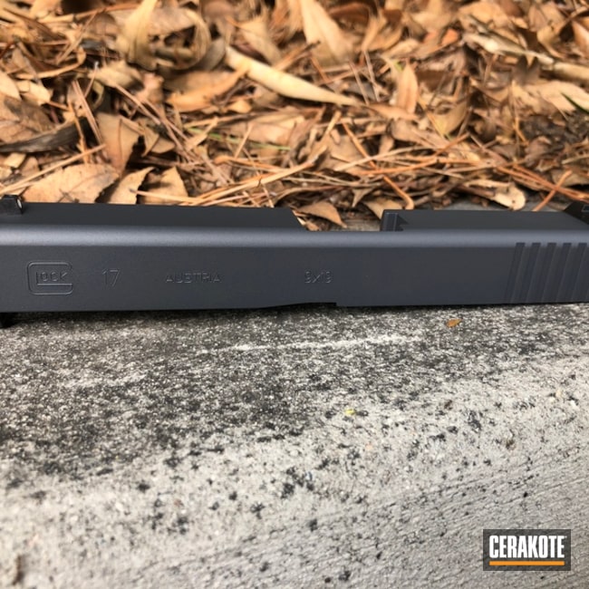 Cerakoted Cerakote Stone Grey On This Glock 17 Slide