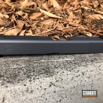 Cerakoted Cerakote Stone Grey On This Glock 17 Slide