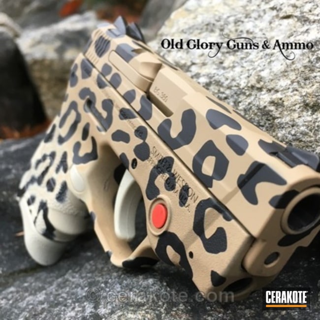 Cerakoted Cheetah Print M&p Bodyguard 380