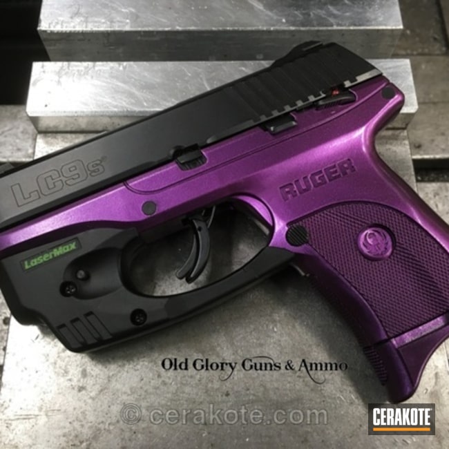 Cerakoted Purple Guncandy Ruger Lc9s Handgun