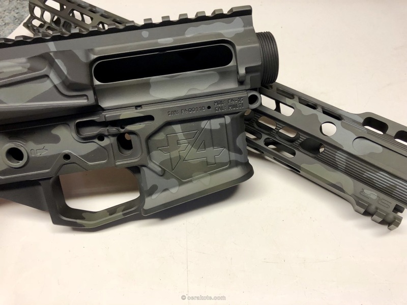 F4 Handmade Rifle F4 Defense Rifle in a Custom Camo by Web User | Cerakote