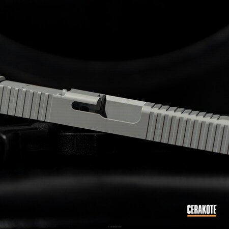 Powder Coating: Slide,Bright White H-140,Glock,Solid Tone