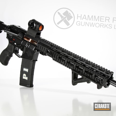Powder Coating: BLACKOUT E-100,Spike's Tactical,Tactical Rifle,AR-15,Murdered Out,Cross Machine Tool